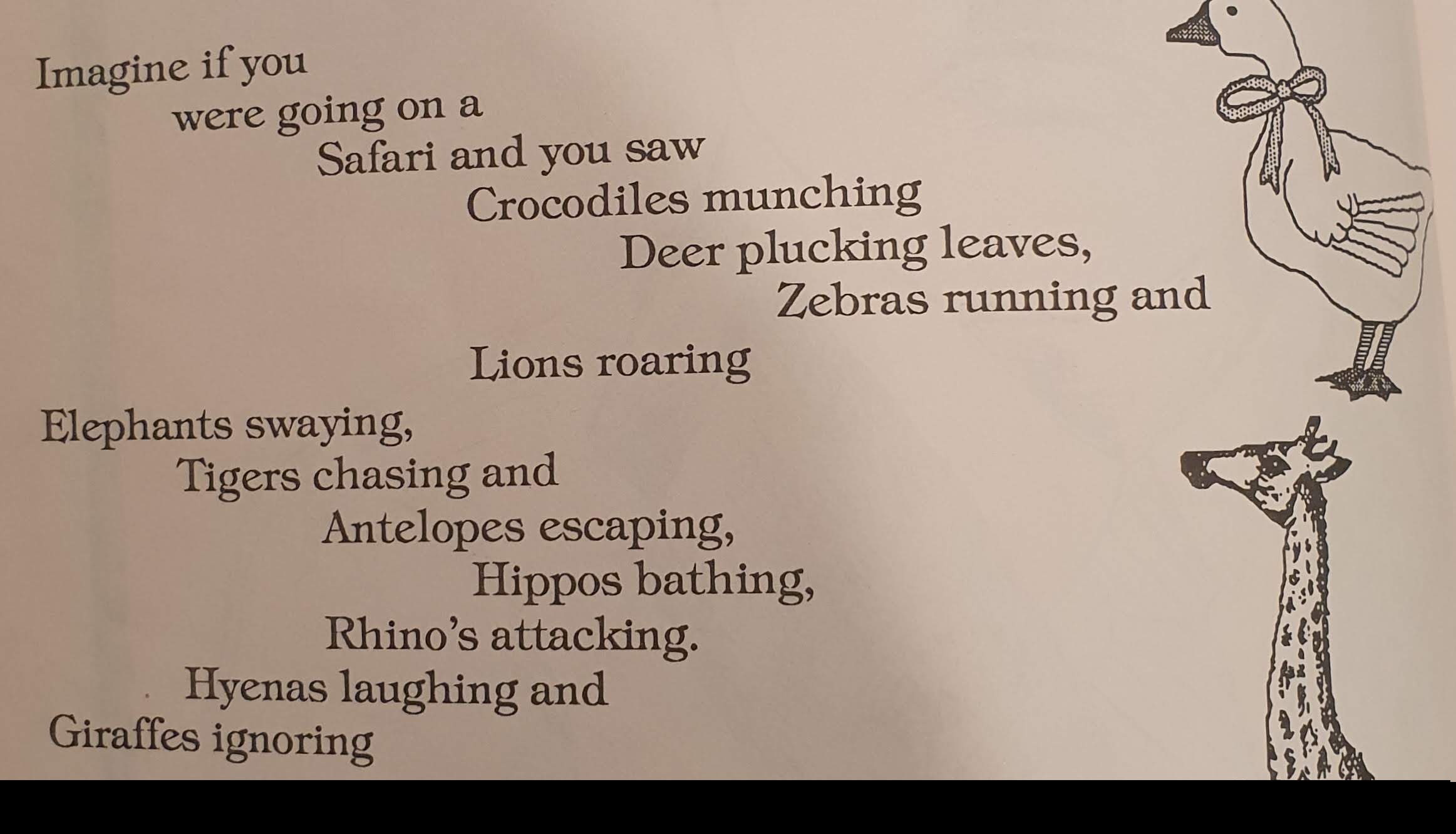 Safari poem 🌿